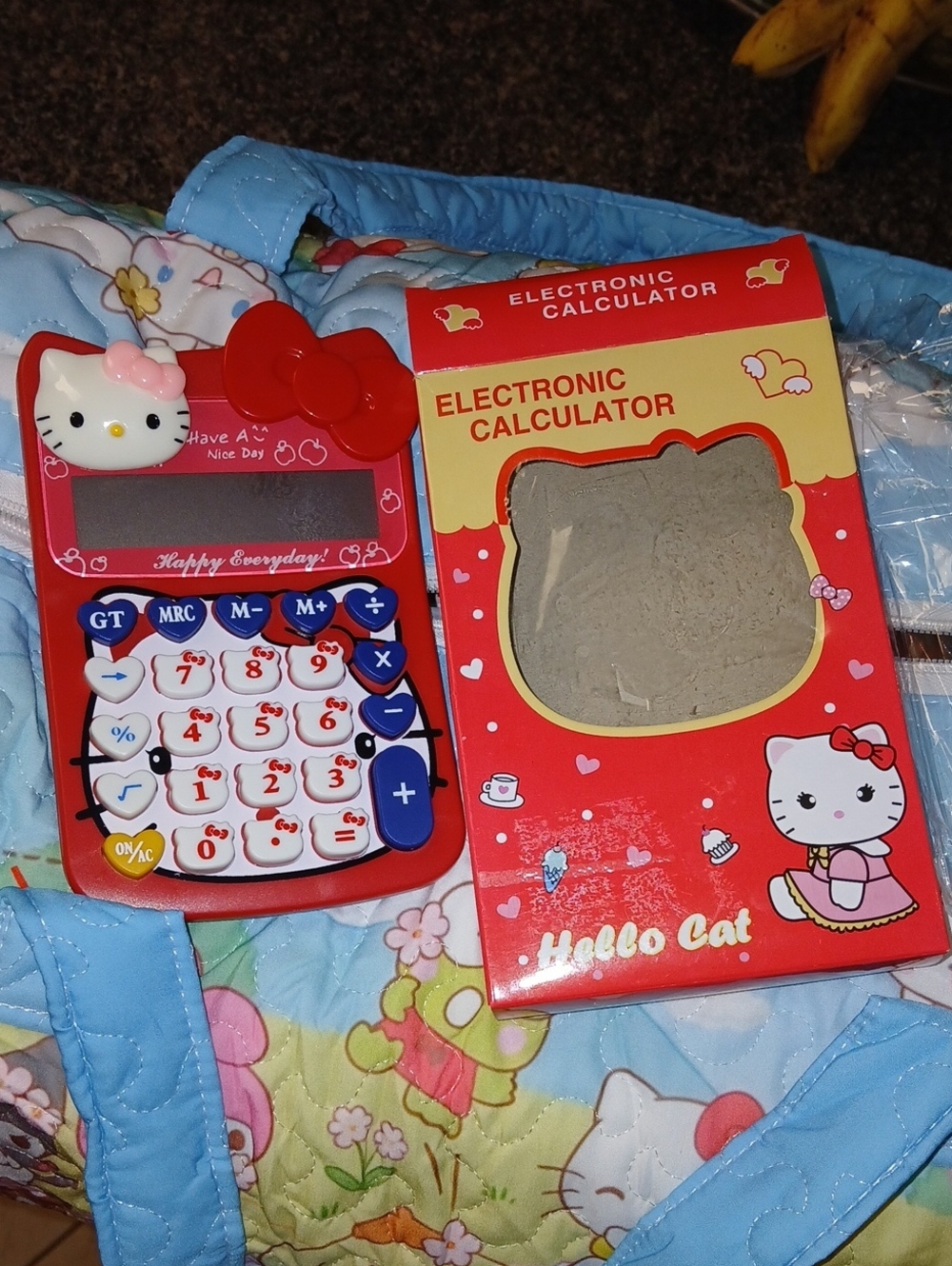 #hellokitty Red Electronic Calculator